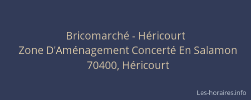 Bricomarché - Héricourt