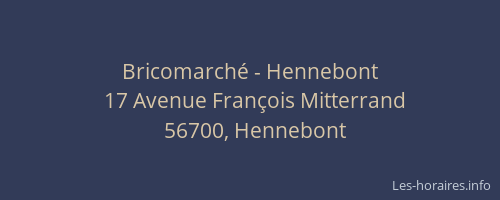 Bricomarché - Hennebont