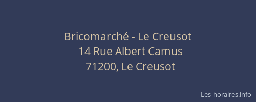 Bricomarch&eacute; - Le Creusot
