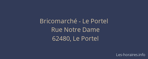 Bricomarché - Le Portel
