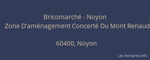 Bricomarché - Noyon