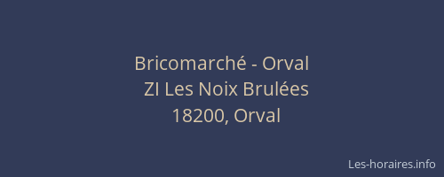 Bricomarché - Orval