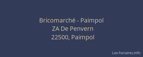 Bricomarché - Paimpol