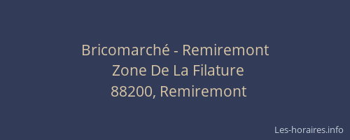 Bricomarché - Remiremont