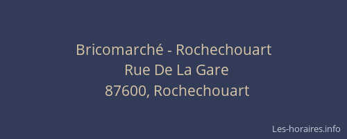 Bricomarché - Rochechouart