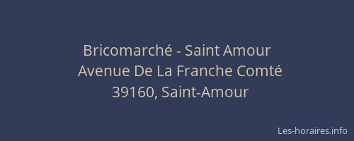 Bricomarch&eacute; - Saint Amour