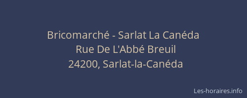 Bricomarché - Sarlat La Canéda