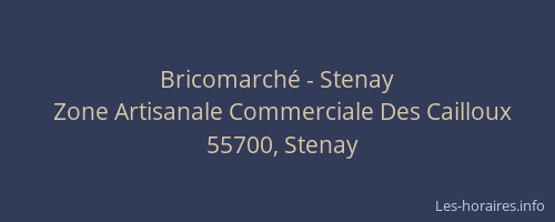 Bricomarché - Stenay