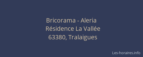 Bricorama - Aleria