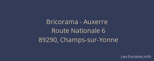 Bricorama - Auxerre
