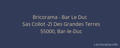 Bricorama - Bar Le Duc