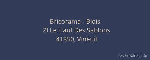 Bricorama - Blois
