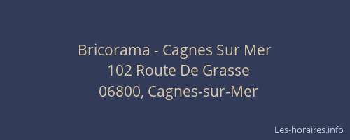 Bricorama - Cagnes Sur Mer