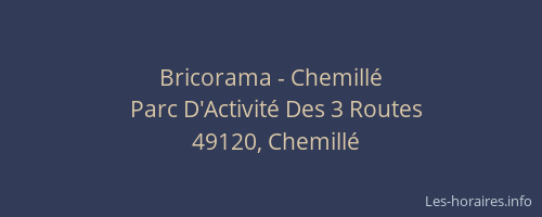 Bricorama - Chemillé