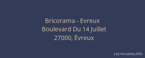 Bricorama - Evreux