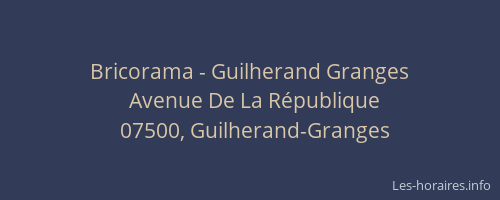 Bricorama - Guilherand Granges