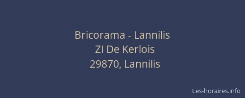 Bricorama - Lannilis