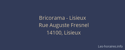 Bricorama - Lisieux