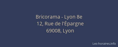 Bricorama - Lyon 8e