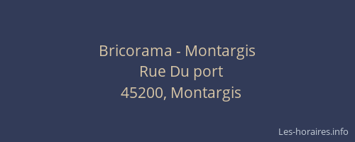 Bricorama - Montargis