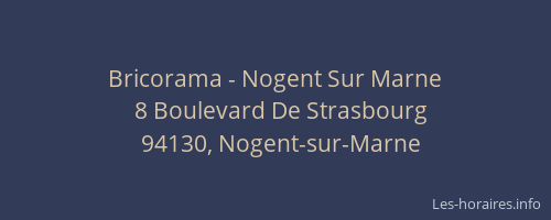 Bricorama - Nogent Sur Marne