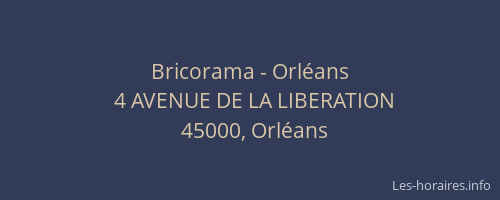 Bricorama - Orléans