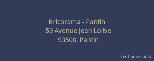 Bricorama - Pantin
