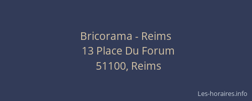 Bricorama - Reims