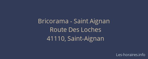 Bricorama - Saint Aignan