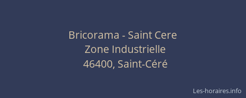 Bricorama - Saint Cere
