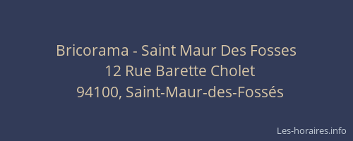 Bricorama - Saint Maur Des Fosses