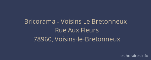 Bricorama - Voisins Le Bretonneux