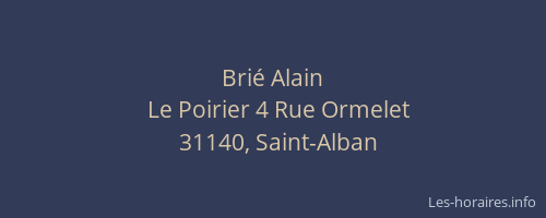 Brié Alain