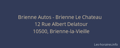 Brienne Autos - Brienne Le Chateau