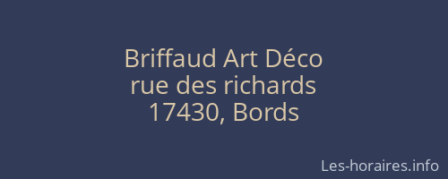 Briffaud Art Déco