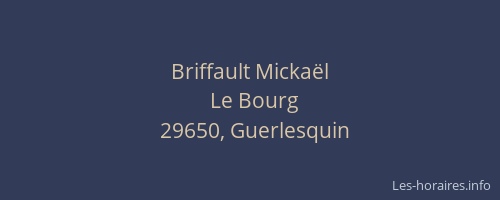 Briffault Mickaël