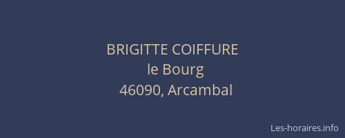BRIGITTE COIFFURE
