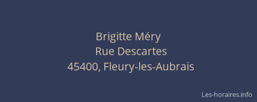 Brigitte M&eacute;ry