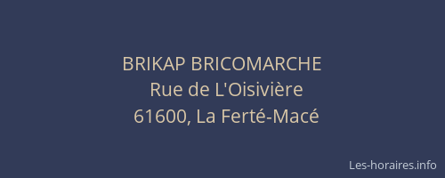 BRIKAP BRICOMARCHE