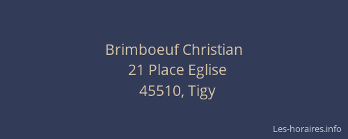 Brimboeuf Christian