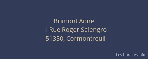 Brimont Anne