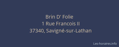 Brin D' Folie