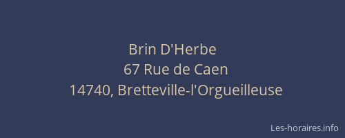 Brin D'Herbe