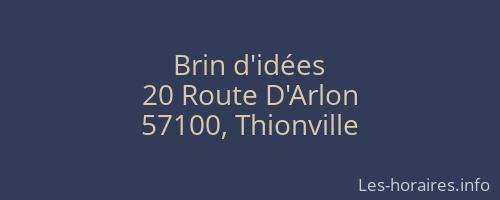 Brin d'idées