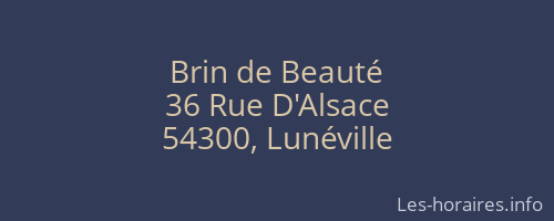 Brin de Beauté