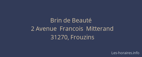 Brin de Beauté