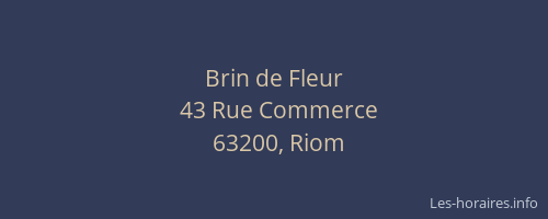 Brin de Fleur