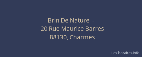 Brin De Nature  -