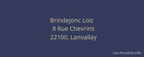 Brindejonc Loic