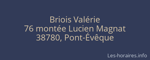 Briois Valérie